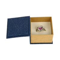 Haute qualité velours papier B1 bijoux boîte-cadeau sac divers Style de mariage boucle d'oreille anneau collier emballage éponge à la mode bon