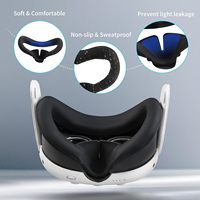 Kit de protections en silicone souple et durable de haute qualité pour casque et manettes VR Meta Quest 3