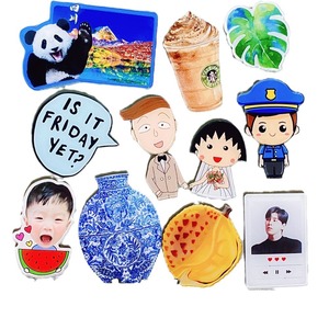 Imanes de acrílico personalizados para refrigerador, pegatinas magnéticas 3D de dibujos animados para decoración de nevera, regalo. - Product Image 4