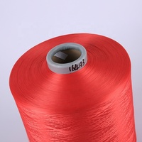 Polylion Hot Selling 100% Polyester Filament Yarn Cotton Like Yarn 32s/1 40s/1 Semi Dull Full Dull T Shirt Yarn