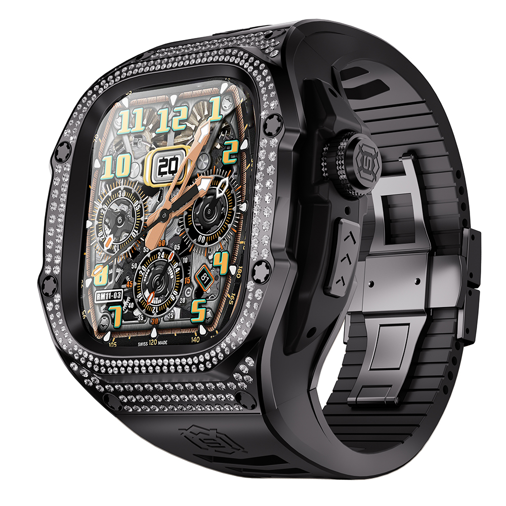 Nero + bianco strass