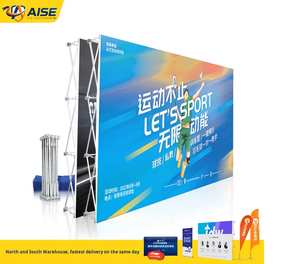 Pantalla <span class=keywords><strong>de</strong></span> Fondo Reutilizable (Step and Repeat) <span class=keywords><strong>de</strong></span> 2.3x3m, Pancarta <span class=keywords><strong>de</strong></span> Tela Impresa Personalizada <span class=keywords><strong>para</strong></span> Ferias Comerciales, Eventos Deportivos, Activación <span class=keywords><strong>de</strong></span> Marca - Product Image 3