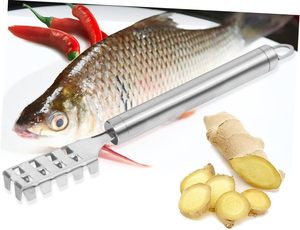 Stainless Steel Eco-Friendly Seafood Tools Fish Scale <b>Scraper</b> Remover Creative Fish Scale Removal Tool Fish Killing <b>Knife</b> Fish - Product Image 5