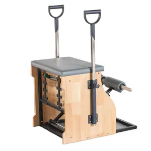 Casa Fitness Equipment Pilates Reformers Machine Oak Exercício Stretch Wunda cadeira Pilates Wood Pilates Wunda Chair