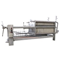 Machine de filtre-presse de plat de bière de vin d'acier inoxydable avec le carton de filtre