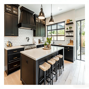 ตู้ครั<span class=keywords><strong>ว</strong></span>เวอร์มอนเฮาส์ประสิทธิภาพสูงสีดำ พร้อมมือจับสีทอง ทนความร้อน เหมาะสำห<span class=keywords><strong>รับ</strong></span>สภาพแวดล้อมครั<span class=keywords><strong>ว</strong></span>ระดับมืออาชีพ - Product Image 1