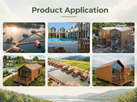 Pièces de maison préfabriquées à prix avantageux, maison modulaire compacte pour habitation