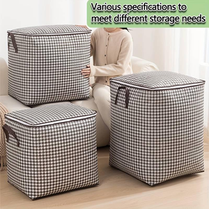 Bolsa de Almacenamiento de Edredones de Algodón Impermeable y Resistente <span class=keywords><strong>a</strong></span> la Humedad de Gran Capacidad, Caja de Almacenamiento de Ropa, Organización y Almacenamiento del Hogar - Product Image 6