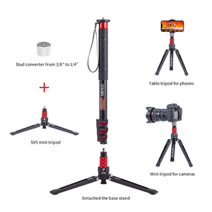 Bộ Máy Quay Đơn Sắc Đa Chức Năng Bằng Nhôm Cayer FP34DVH4 Với Đầu Lỏng Cho Máy Ảnh Kỹ Thuật Số SLR <span class=keywords><strong>DSLR</strong></span> - Product Image 5