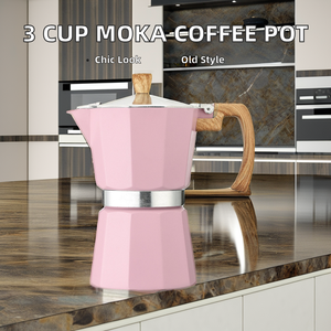 เครื่องชงกาแฟโมก้าพอทอัจฉริยะ 6 ถ้วย ทำจากอะลูมิเนียม สำ<span class=keywords><strong>ห</strong></span><span class=keywords><strong>รับ</strong></span>ชง<span class=keywords><strong>กาแฟ</strong></span>แบบเย็น พร้อมคุณสมบัติโมก้าพอท ชงเอสเพรสโซได้ ดีไซน์ทันสมัย เรียบง่าย - Product Image 5