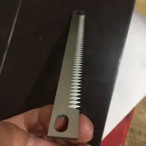 Tırtıklı kesme endüstriyel bıçak ambalaj bıçakları folyoyla paketleme makinesi