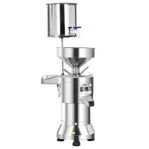 With 1 Barrel Commercial Soy Milk Machine Tofu Making Paste Mill Soya Bean Grinder Juicing Soymilk Extractor