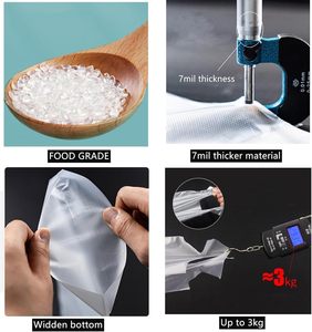 Portavasos troquelado LDPE desechable para llevar, bolsa de plástico para café, bebidas de té Boba, embalaje conveniente para bebidas en movimiento - Product Image 4