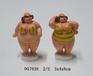 Figura de gordura da resina personalizada, estatueta sexy para mulheres - Product Image 4