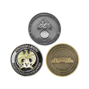 Moneta commemorativa in metallo e gettone digitale a colori migliorano la celebrazione o il riconoscimento del servizio di codice per bar Lounge Restaurant