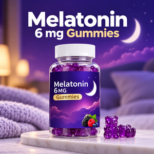 Gomitas de Melatonina 6mg Sabor Bayas, Suplemento para la Salud, Apoyo para el Sueño, Fórmula Personalizada, Fabricante OEM ODM - Product Image 3