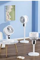 Ventilateur de sol à circulation d'air, télécommande, hauteur réglable, en plastique, économe en énergie, ventilateur sur pied pour la maison
