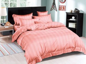 Ensemble de linge de lit haut de gamme pour hôtel - Pur coton, style luxueux et épuré - Drap, housse de couette, taies <span class=keywords><strong>d</strong></span>'oreiller pour chambres <span class=keywords><strong>d</strong></span>'hôtes - Product Image 5