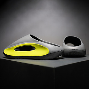 Sandales d'été pour hommes, blanches, à semelle épaisse, antidérapantes, pour la plage, chaussures injectées M9052 - Product Image 4