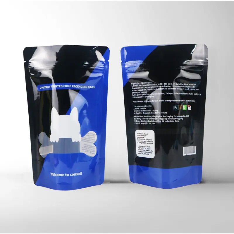 Biyobozunur geri dönüşümlü sıvı dolum ambalaj poşetleri ayakta duran torba mylar çanta çay gıda ambalajı plastik poşetler kilitli