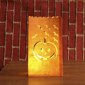 ที่กำหนดเอง Luminary ทนไฟถุงกระดาษเทียนสำหรับงานแต่งงาน/วันเกิด/พรรค/คริสต์มาสชุดของขวัญคริสต์มาส/ฮาโลวีน/วาเลนไทน์ S <span class=keywords><strong>Day</strong></span> - Product Image 4