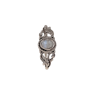 <b>Solid</b> 925 Sterling <b>Silver</b> Genuine Oval Shape Cut With Bezel Setting Moonstone Gemstone Handmade Exotic Vintage Style Women Wear - Product Image 1