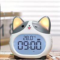 Réveil Corgi avec minuteur de compte à rebours et 6 sonneries pour la concentration et la routine quotidienne