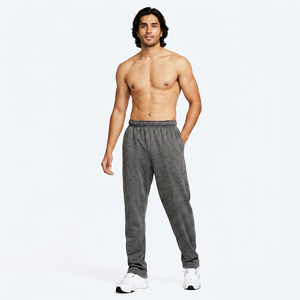 Custom Straight Wide Leg <b>Trouser</b> Loose Fit Polyester Jersey Sweatpants Men Pleated Baggy Track Sweat Pants Men - Product Image 1