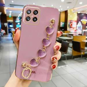 Funda de Silicona con Cadena y Diseño de Corazón para Huawei Honor X8 4g X6 5g 70 50 Pro 60 20 X10 X20 X30i, Compatible con <span class=keywords><strong>Honor70</strong></span> - Product Image 6