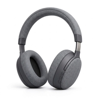 Casque Bluetooth à réduction de bruit active supra-auriculaire, sans fil, ANC, longue autonomie, confortable, pour les voyages, le bureau, OEM