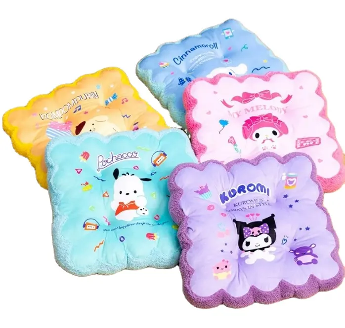 Ruunjoy Sanrio Cinnamoroll My Melody Anime Plushie Cushion Office Student Kawaii Anti Slip Cushions Soft Household Thickened