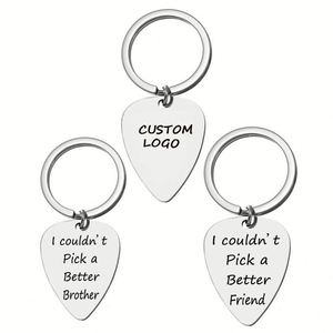 Porte-clés en acier inoxydable gravé avec logo personnalisé, pendentif, breloque, anneau, plaque d'identification pour chien, porte-clés Pickball - Product Image 2