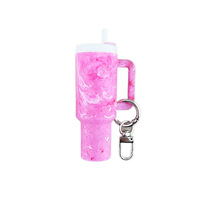 Porte-clés mignons en forme de tasse 2026 pour accessoires Stanley Cup, breloques créatives mini-tasses, porte-clés pour femmes, décorations de sac à dos, ornements