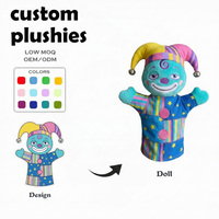Fabricant de jouets en peluche personnalisés, faible MOQ, mini-monstres cornus, prix sur le thème des Escape Rooms, fabricant de jouets en peluche personnalisés, boîte surprise