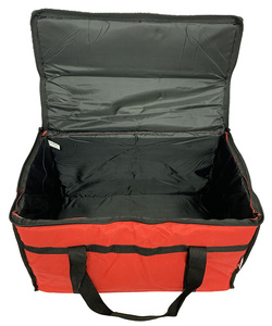 Sacs de livraison de nourriture classiques isolés 56x35x33cm 600D 48L Grand porte-pizza pour les livreurs de nourriture chaude et froide Réutilisable - Product Image 4