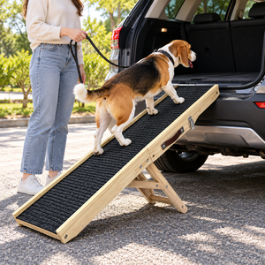<span class=keywords><strong>Escalier</strong></span> pliable en bois réglable Zheng Xin pour animaux de compagnie, marchepied incliné pour canapé, idéal pour <span class=keywords><strong>chiens</strong></span> et chats de petite taille et âgés - Product Image 6
