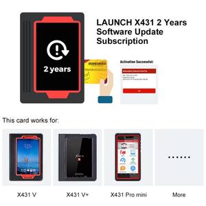 Activation en ligne d'un an pour le logiciel Launch X431 V+ SmartLink HD (PRO3 LINK HD), licence uniquement pour les véhicules de tourisme 12V - Product Image 6