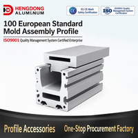 Hengdong HDM100ED-S Plateau de guidage linéaire semi/entièrement fermé en alliage d'aluminium à vis à billes, échelle 100, pour bras robotique de découpe
