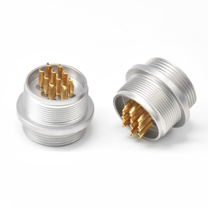 Conector Hermético Personalizado 19M-10A Tipo Soldadura 10 Pines Sellado con Vidrio Contactos de Kovar de Alto Voltaje Conector Circular - Product Image 5