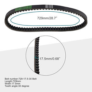 Courroie de remplacement GOOFIT 729-17.5-30 pour <span class=keywords><strong>scooter</strong></span> <span class=keywords><strong>chinois</strong></span> GY6 139qmb <span class=keywords><strong>50cc</strong></span> - Product Image 2