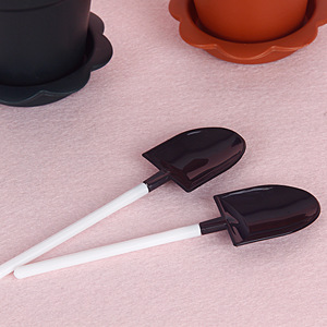 Disposable Flower Spoon Set 13cm Ice Cream Scoop Cake Spatula Party Utensils 40-60 Pcs - Product Image 3