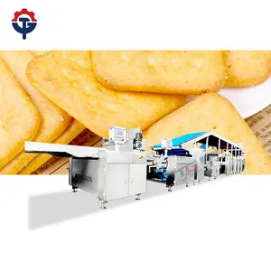 Process simplification corn biscuit make machine line biscuit roll make machine supplier