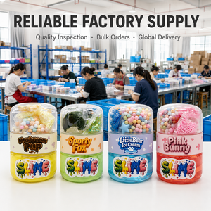 Kit de Slime Transparente Temático en Vaso, 6 Estilos, Aditivos de Personajes Lindos, No Tóxico, para Niños, Etiqueta Personalizada, Empaque OEM ODM, Venta al Por Mayor - Product Image 6