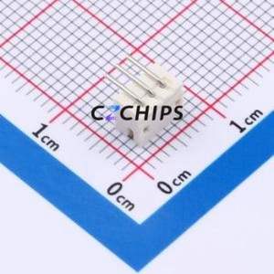 W1501100-3PW2113 Wire-to-Board Pin Header Bent Lead Through Hole,P=1.5mm Connector 1x3P 1.5mm Right Angle Insert ZH - Product Image 2