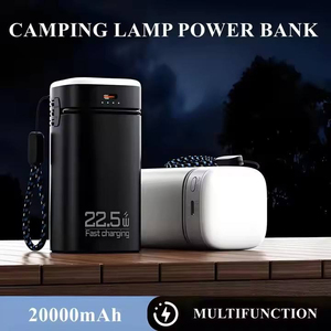 Batterie externe 20000 mAh la plus vendue en usine, charge rapide PD 22,5 W, écran LED, 2 câbles intégrés pour iPhone <span class=keywords><strong>Samsung</strong></span>, utilisation en extérieur - Product Image 3