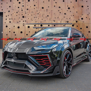 Ensemble complet de pare-chocs de voiture en fibre de carbone MS Style nouveauté accessoires extérieurs à carrosserie large pour <span class=keywords><strong>Lamborghini</strong></span> <span class=keywords><strong>URUS</strong></span> - Product Image 4