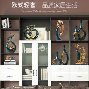 Decoración Moderna de Lujo para el Hogar, para Sala de Estar, Mueble de <span class=keywords><strong>TV</strong></span>, Vinoteca, Adornos Creativos de Cerámica - Product Image 4