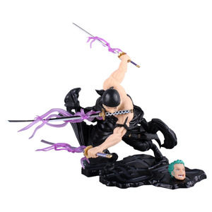 Figura de acción de anime en 3D de PVC, <span class=keywords><strong>serie</strong></span> <span class=keywords><strong>Luffy</strong></span> Roronoa Zoro, figuras de anime, kits de garaje, juguetes de Onesc, modelo de juguete ensamblado - Product Image 5
