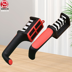 Wholesale Knife <b>Sharpener</b> Home Use Multifunctional Three-Stage Stainless Steel Sharpening Stone Quick Sharpening <b>Tool</b> Sharpening - Product Image 1