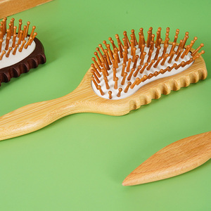 Private Label Air Cushion Hair <b>Brush</b> with <b>Rounded</b> Massage Pins for Scalp Care Salon Hair Styling - Product Image 6